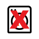 Do Not Tumble Dry Icon