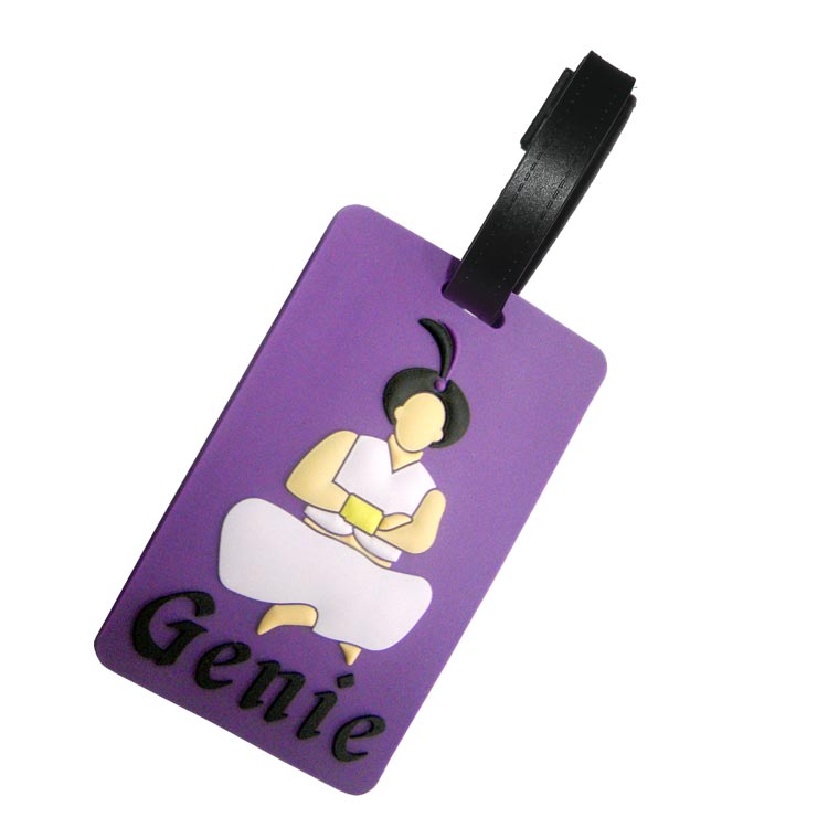 Custom PVC Luggage Tags - 3D Embossed