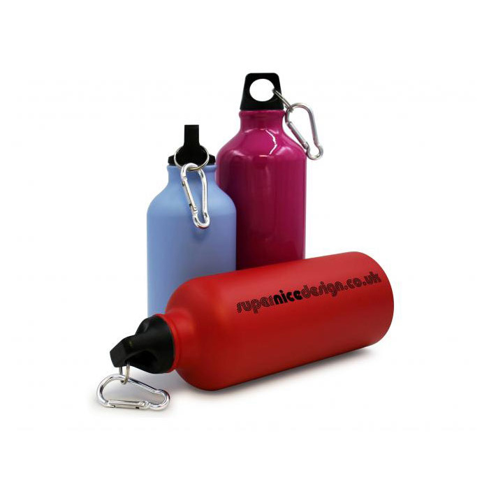 400ml ColourCoat Aluminium Sports Bottle