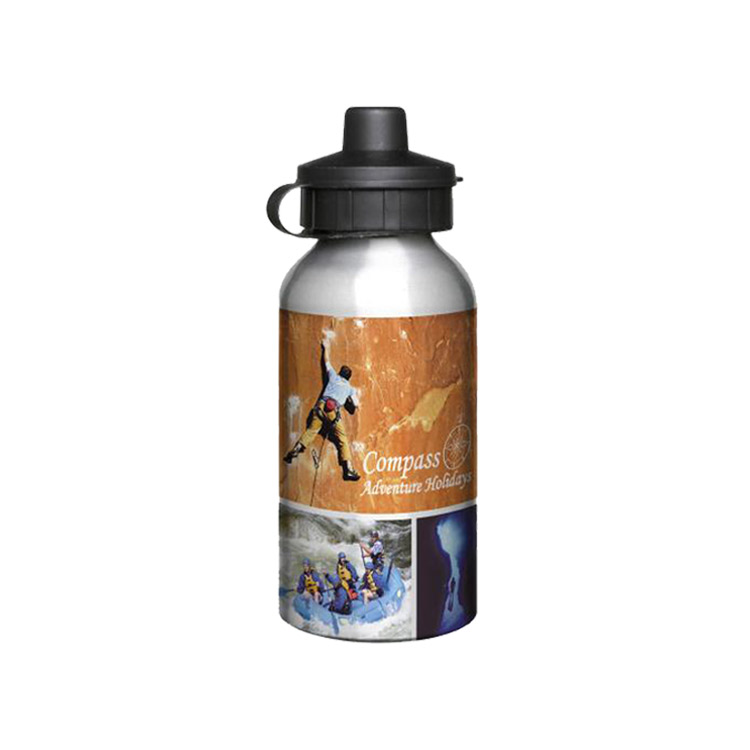 400ml Full Colour Aluminium Sports Bottle