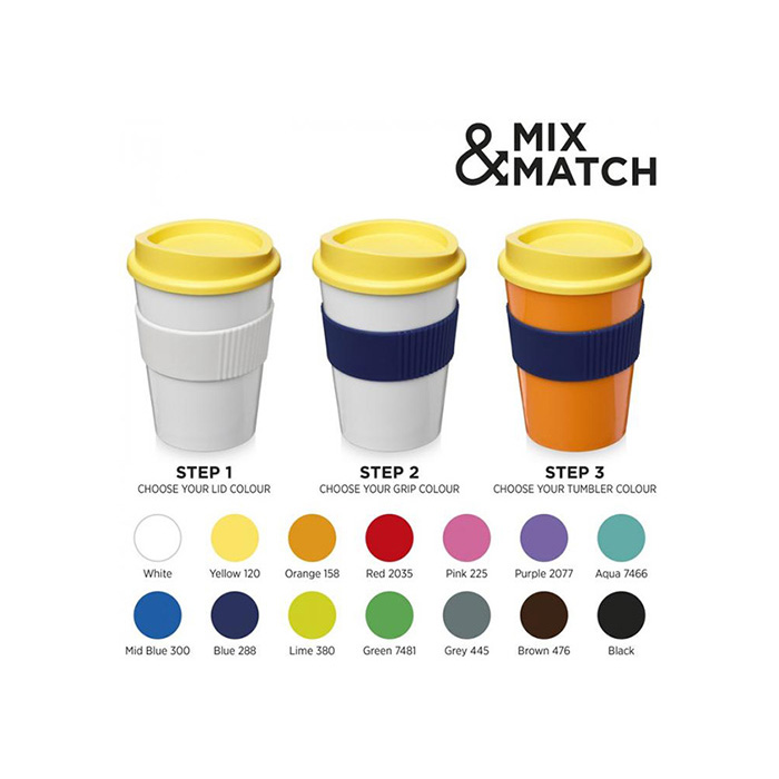 Americano® Medio 300ml Tumbler with Grip - Mix & Match Colours