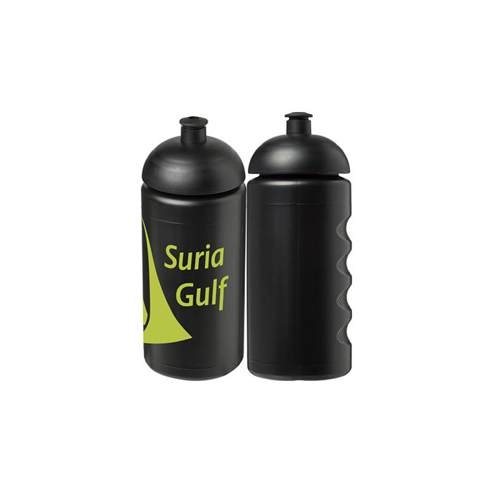 Black Baseline Plus® Grip 500ml Sports Bottle with Dome Lid