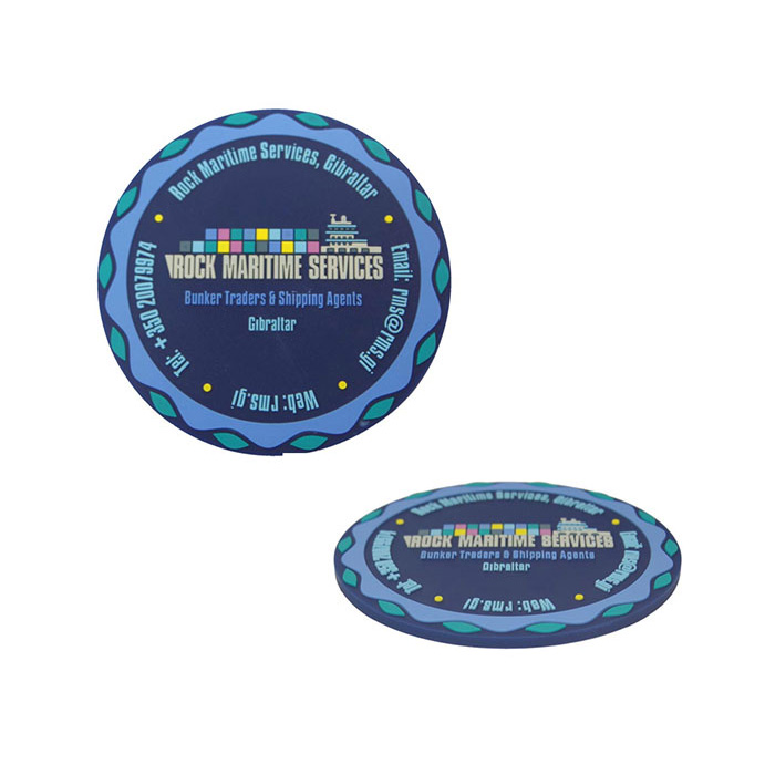 Custom Branded PVC Rubber Coaster