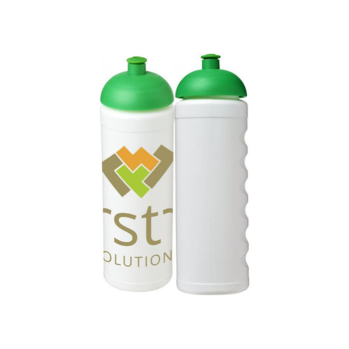Green Baseline Plus® Grip 750ml Sports Bottles with Green Dome Lid