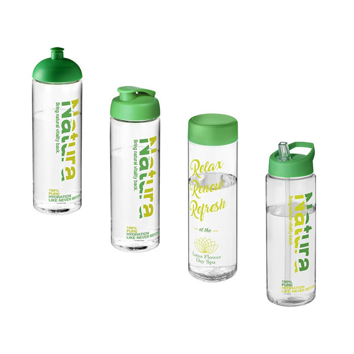 Green H<sub>2</sub>O Active® Vibe 850ml Sports Bottle - Green Lids/Fittings