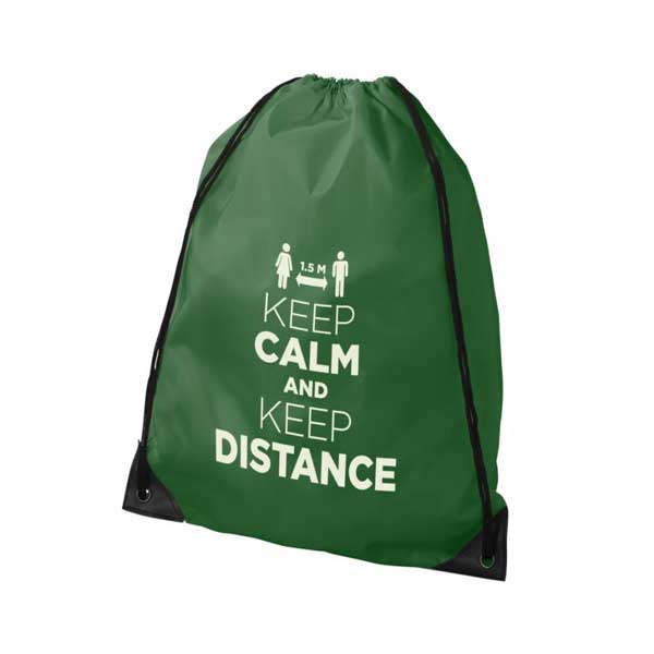 Green Oriole Premium Drawstring Backpack