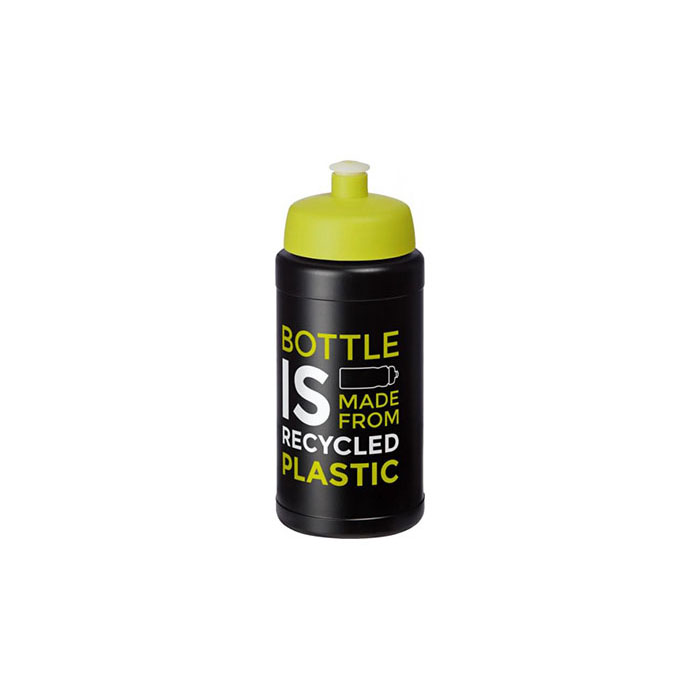 Lime Green Baseline Plus® 500ml Recycled Sports Bottle