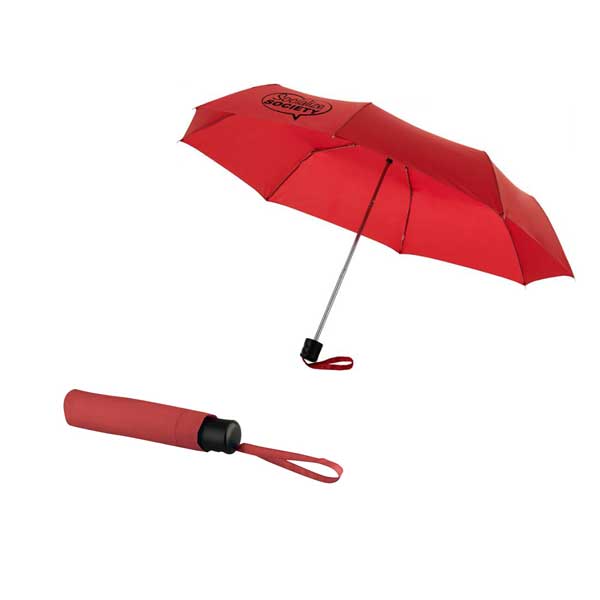 Red Ida Foldable Umbrella
