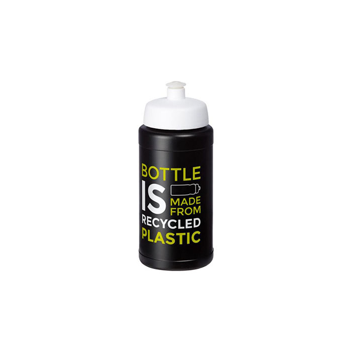White Baseline Plus® 500ml Recycled Sports Bottle